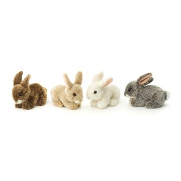 Hase, liegend-18 cm, 4 sort.- VE 84St.