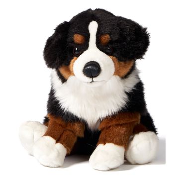 Berner Sennenhund, sitzend - 25 cm (Höhe) -- Plüsch-Hund
