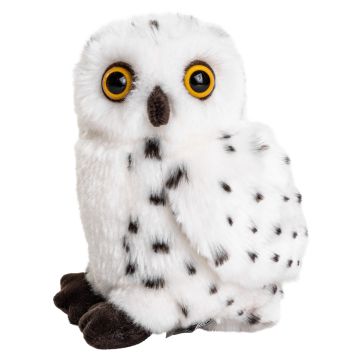 Schnee-Eule - 19 cm (Höhe) -- Plüsch-Vogel