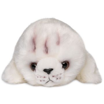 Robbenbaby (weiß) - Seehund, Robbe - 20 cm (Länge)