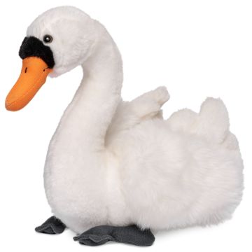 Schwan - 24 cm (Höhe) -- Plüsch-Vogel