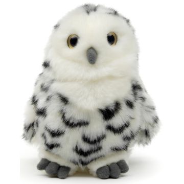 Schnee-Eule - 17 cm (Höhe) -- Plüsch-Vogel