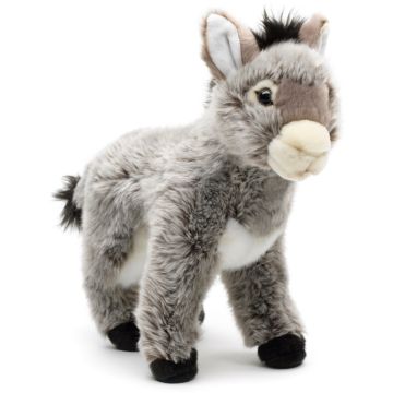 Esel grau, stehend - 28 cm (Höhe)