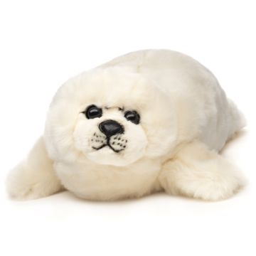 Seehund (weiß) - Robbe - 36 cm (Länge)