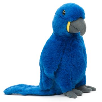 Papagei (blau) - 25 cm (Höhe) -- Plüsch-Vogel