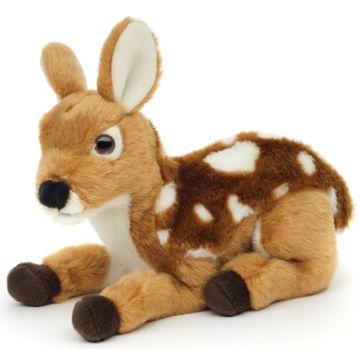 Rehkitz, liegend - 17 cm (Länge) -- Plüsch-Reh