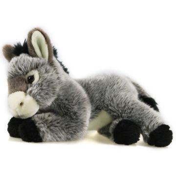 Esel grau, liegend - 28 cm (Länge)