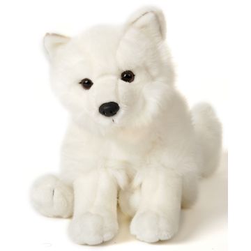 Polarfuchs, sitzend - 23 cm (Höhe)