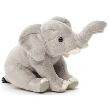 Elefant, sitzend - 19 cm (Länge)