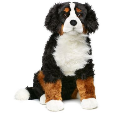 Berner Sennenhund 'Ben', sitzend - 57 cm (Höhe) -- Plüsch-Hund