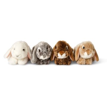 Lop-eared rabbit - lying - 18 cm(Lenght) - PU 96 pcs