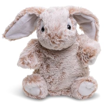 Handpuppe Hase (braun-meliert) - 24 cm (Höhe) -- Plüsch-Kaninchen