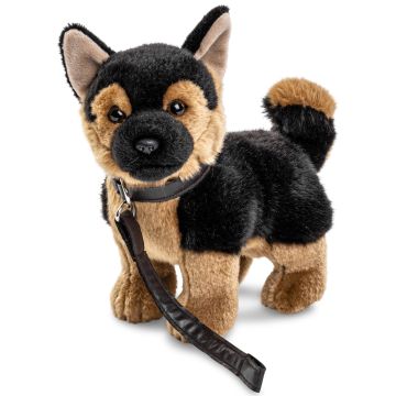 Deutscher Schäferhund Welpe, stehend (mit Leine) - 26 cm (Höhe) -- Plüsch-Hund