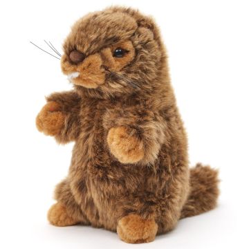 Murmeltier mit pfeifender Stimme, stehend - 17 cm (Höhe) - VE 84 St.