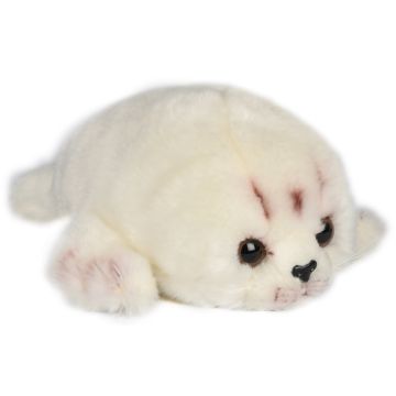 Robbenbaby (weiß) - Seehund, Robbe - 33 cm (Länge)