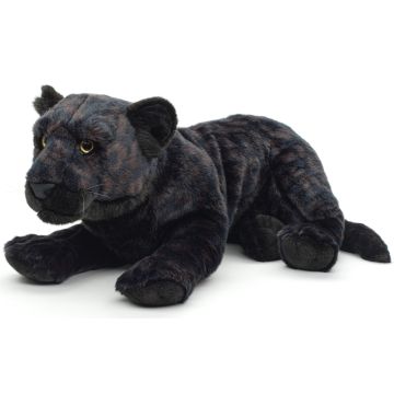 Schwarzer Panther, liegend - 58 cm (Länge)