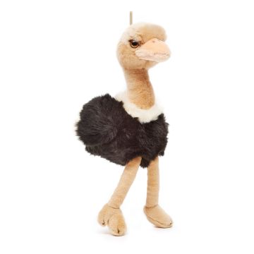 Vogel Strauß - 28 cm (Höhe) -- Plüsch-Vogel