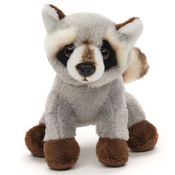 Waschbär Plushie (grau) - 13 cm (Höhe)