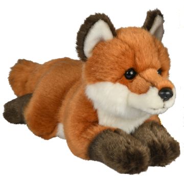 Rotfuchs, liegend - 24 cm (Länge) -- Plüsch-Fuchs