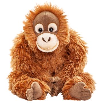 Orang-Utan mit Klettverschluss an den Händen - 28 cm (Höhe) -- Plüsch-Affe