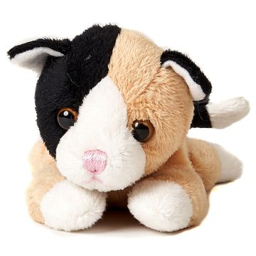 Kätzchen mit Schlaufe (Calico) - 15 cm (Länge) -- Plüsch-Katze