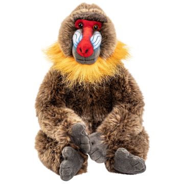 Mandrill mit Klettverschluss an den Händen - 29 cm (Höhe) -- Plüsch-Affe