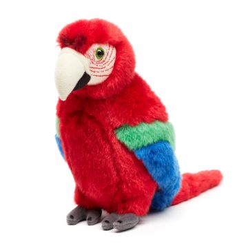 Papagei (rot) - 24 cm (Höhe)