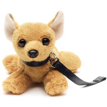 Chihuahua Plushie (mit Leine) - 20 cm (Länge) -- Plüsch-Hund