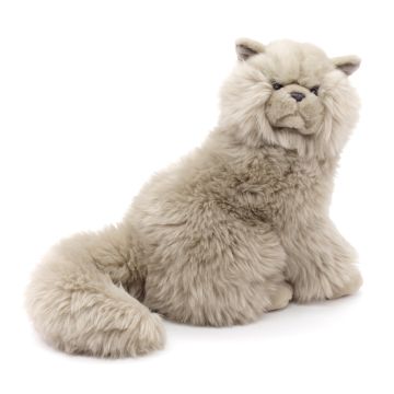 Perserkatze grau, sitzend - 25 cm (Höhe)