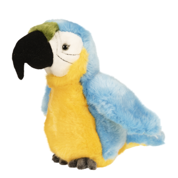Papagei blau - 21 cm (Höhe)