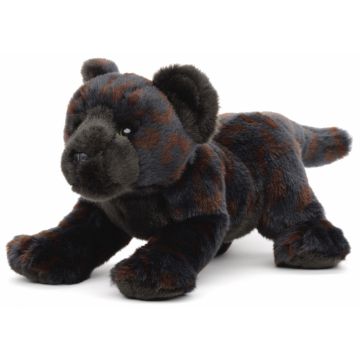 Schwarzer Panther, sitzend - 31 cm (Länge)