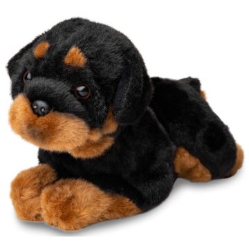 Rottweiler, liegend - 33 cm (Länge) -- Plüsch-Hund