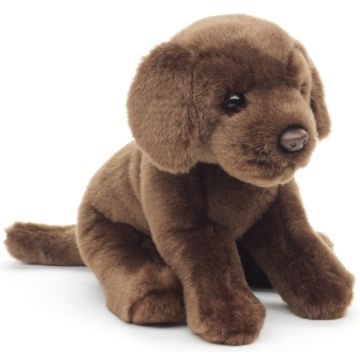 Labrador Welpe (braun) - Ohne Leine - 23 cm (Höhe) -- Plüsch-Hund
