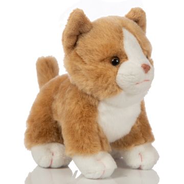 Katzen-Baby (goldbraun), stehend - 13 cm (Höhe)