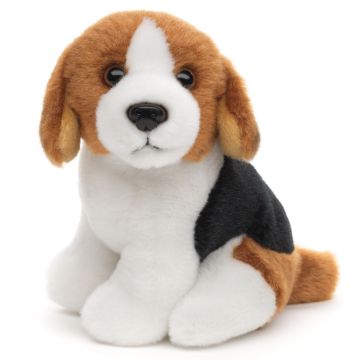Beagle Plushie, sitzend - 12 cm (Höhe)