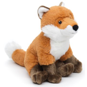 Rotfuchs, sitzend - 20 cm (Höhe) - 'Eco-Line' - 100 % recyceltes Material -- Plüsch-Fuchs