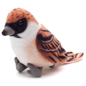 Spatz, Sperling - 10 cm (Höhe) -- Plüsch-Vogel