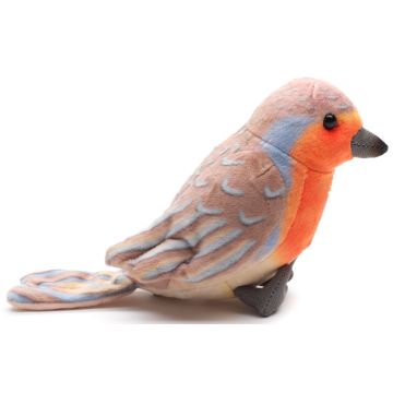 Rotkehlchen - 10 cm (Höhe) -- Plüsch-Vogel