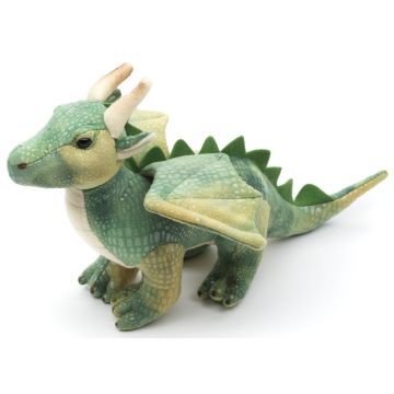 Drache grün - 26 cm (Länge)