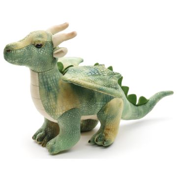 Drache grün - 32 cm (Länge)
