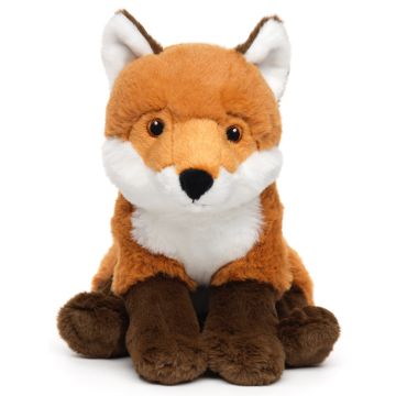 Rotfuchs, sitzend - 25 cm (Höhe) - 'Eco-Line' - 100 % recyceltes Material -- Plüsch-Fuchs