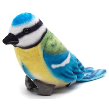 Blaumeise - 10 cm (Höhe) -- Plüsch-Vogel