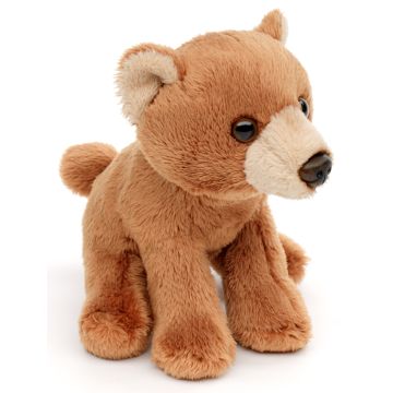 Braunbär Plushie - 13 cm (Länge) -- Plüsch-Bär