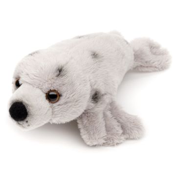 Robbe Plushie (grau-gepunktet) - Seehund - 19 cm (Länge)