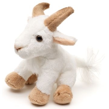Bergziege Plushie - 14 cm (Länge) -- Plüsch-Ziege
