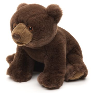 Braunbär - 20 cm (Länge) - 'Eco-Line' - 100 % recyceltes Material -- Plüsch-Bär