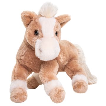 Pferd, liegend (hellbraun) - superweich - 28 cm (Länge)