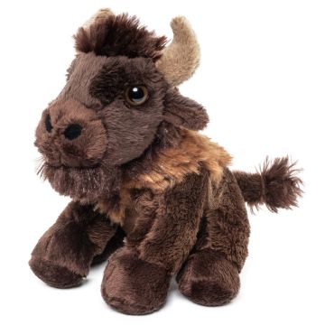 Bison Plushie - 13 cm (Höhe) -- Plüsch-Büffel, Wisent