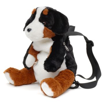 Rucksack aus Plüsch (Berner Sennenhund) - 35 cm (Höhe) -- Plüsch-Hund
