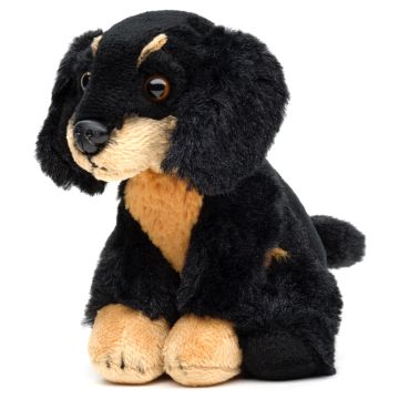 Dackel Plushie, sitzend - 13 cm (Höhe) -- Plüsch-Hund